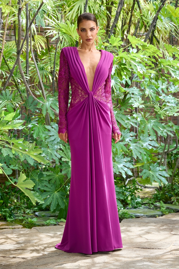 新品☆TADASHI SHOJI サイズ6 (T37) TADASHI SHOJI ロングフォーマルドレス「6」11号程度 ファ