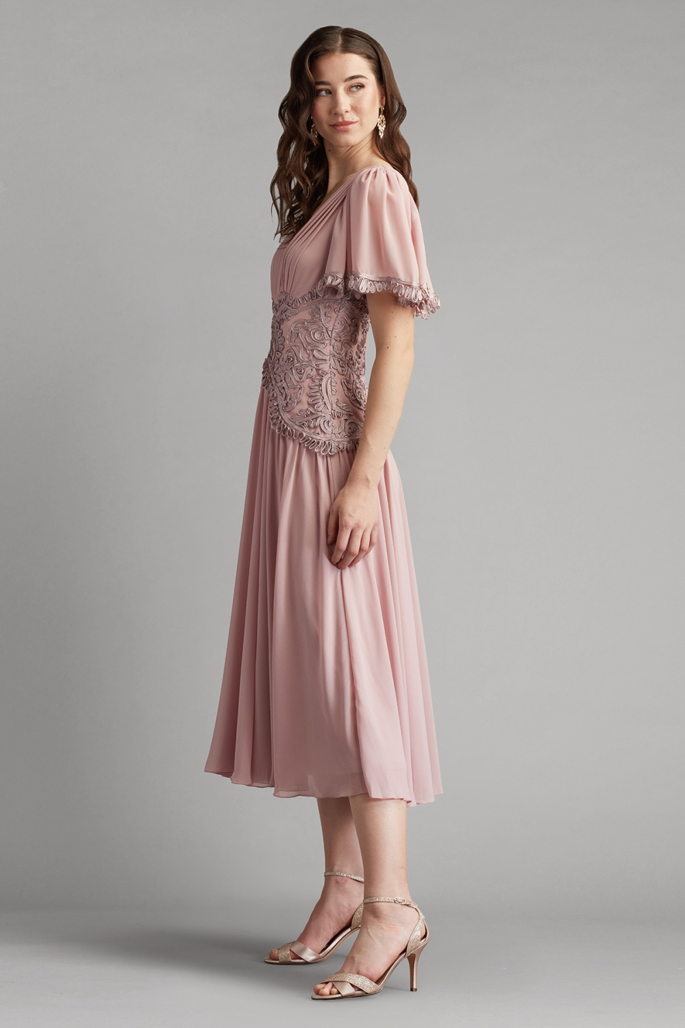 TADASHI SHOJI タダシショージ コーラルピンクワンピース サイズ4