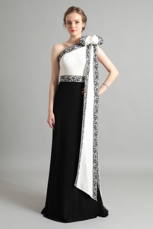 USA製Tadashi Shoji タダシショージ ロングワンピース ドレス 4 TADASHI SHOJI - 美品【タダシショージ】シフォン 花レース 星
